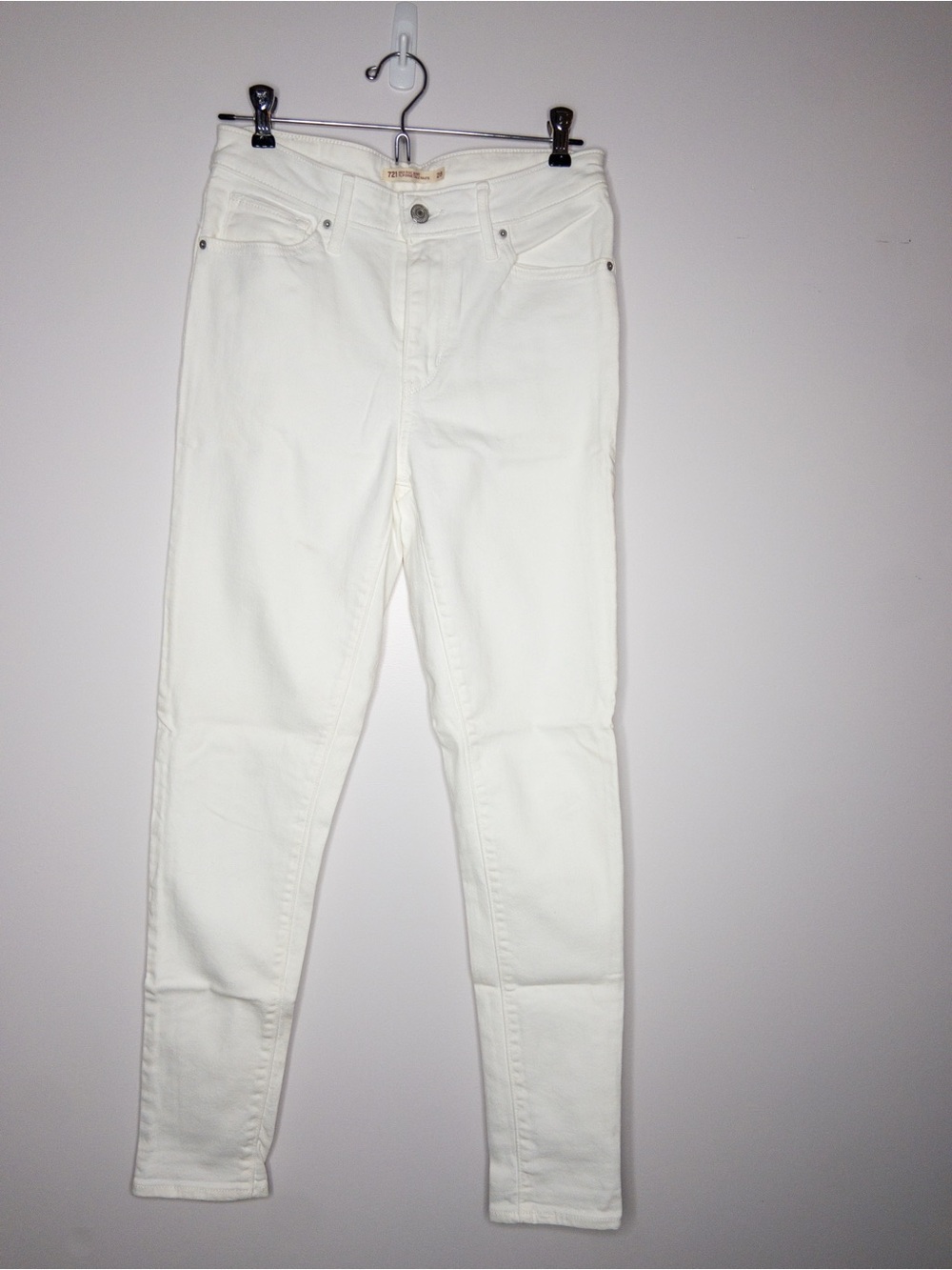 Levi's White Skinny Jeans